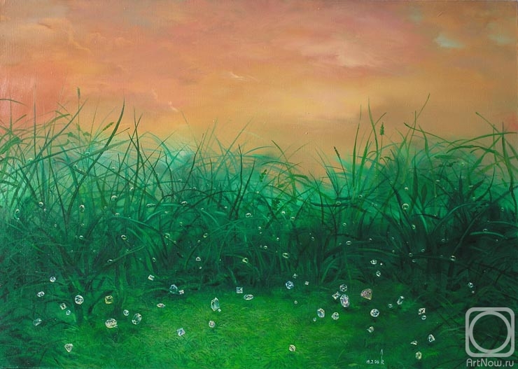 Velichko Roman. Emerald grass