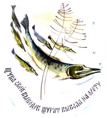 Illustration to the Baikal stories  5/93