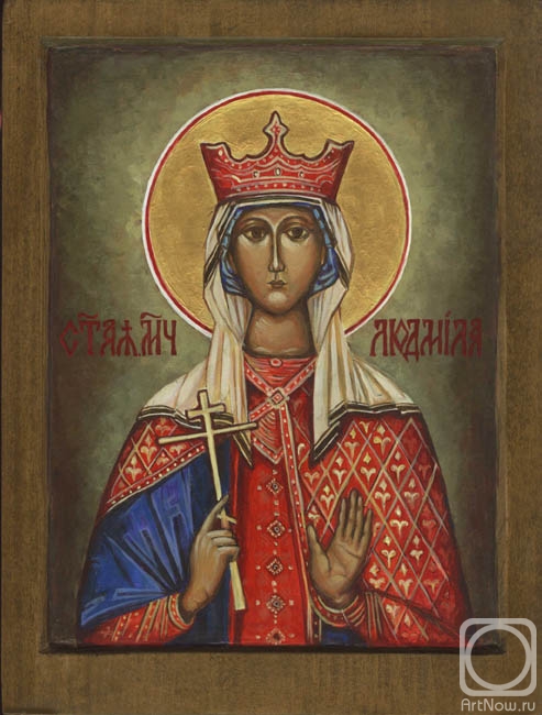 Vozzhenikov Andrei. St. Martyr Ludmila, Princess of Bohemia