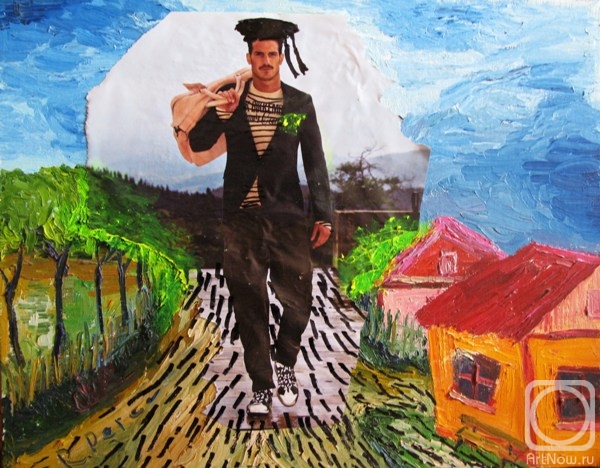 ������� ������ �� ������. ����� ������. At pobyvku rides a young sailor