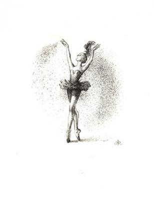 A Ballerina. Kuzminskaya Margarita