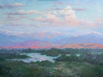 Evening in the Tyan-Shan Mountains. Chernov Denis