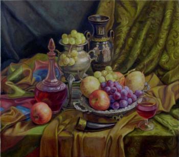 Vase and fruit. Shumakova Elena