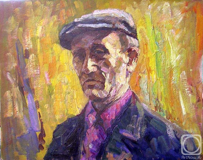 Fedorenkov Yury. Sketch of father's portrait. 1971
