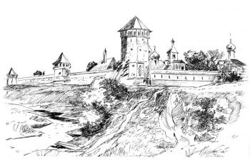 The Suzdal sketches 50/88. Vrublevski Yuri