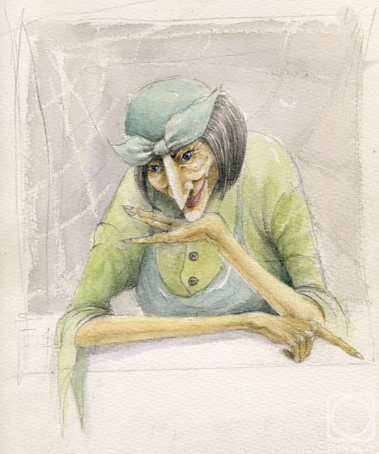 Tarasova Irena. Grandma Yaga. Portrait