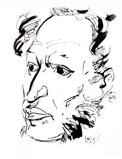Chistyakov Yuri. Portrait of A. Pushkin / 72