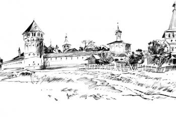 The Suzdal sketches 22/88. Vrublevski Yuri