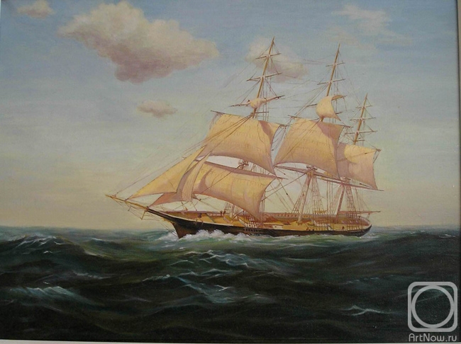 Budaeva Darima. Sailing vessel "the Flying cloud"