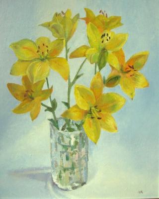 Yellow lilies. Klushnik Natalia