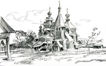 The Suzdal sketches 20/88. Vrublevski Yuri