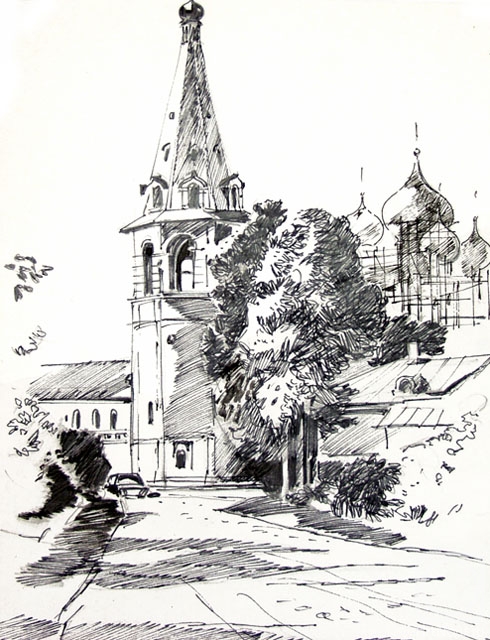 Vrublevski Yuri. The Suzdal sketches� 10/88