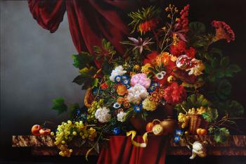 Still-life with flowers. Golovin Alexey