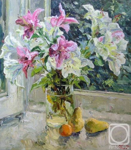 Malykh Evgeny. The bouquet of the lilies