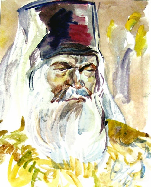 Chistyakov Yuri. Illustration to A. Pushkins poem Small tragedies 35/81