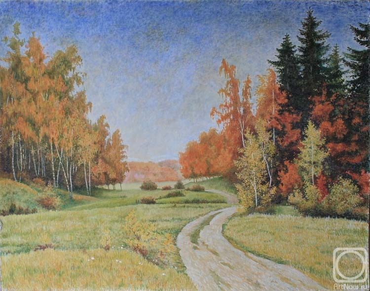 Filiykov Alexander. Autumn in Yasnaya Polyana (from the painting by B.V. Shcherbakov)