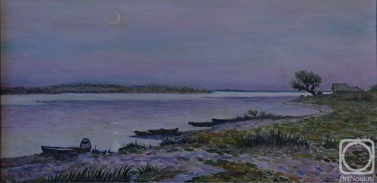 Filiykov Alexander. Evening on the Volga