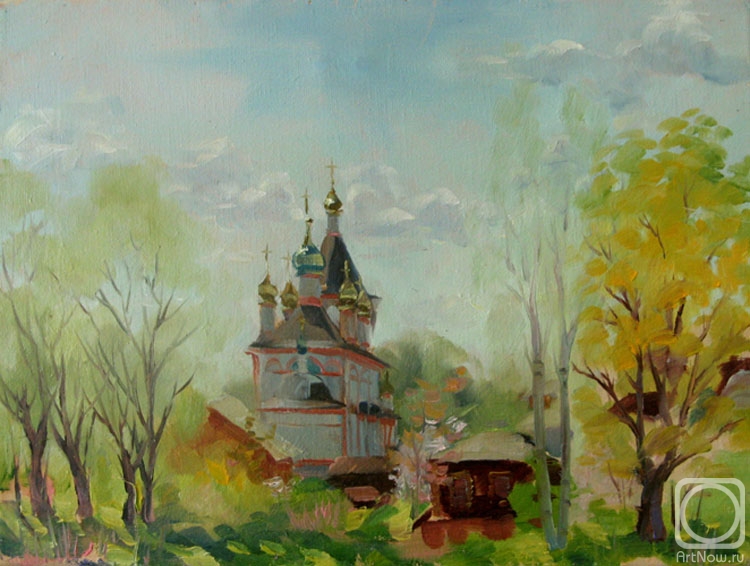 Vedeshina Zinaida. Spring in Pereslavl