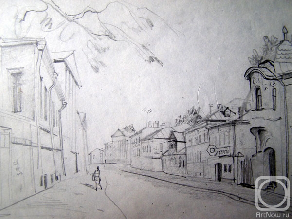 Gerasimov Vladimir. Moscow sketches 25