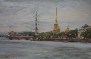 Grey Neva River. Emelin Valeriy