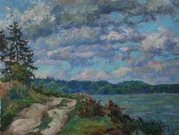 Clouds over the lake. Bochmanov Sergey