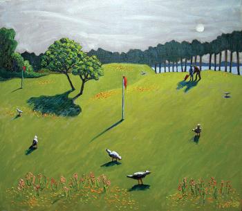 Gulls at the Golf field. Monakhov Ruben