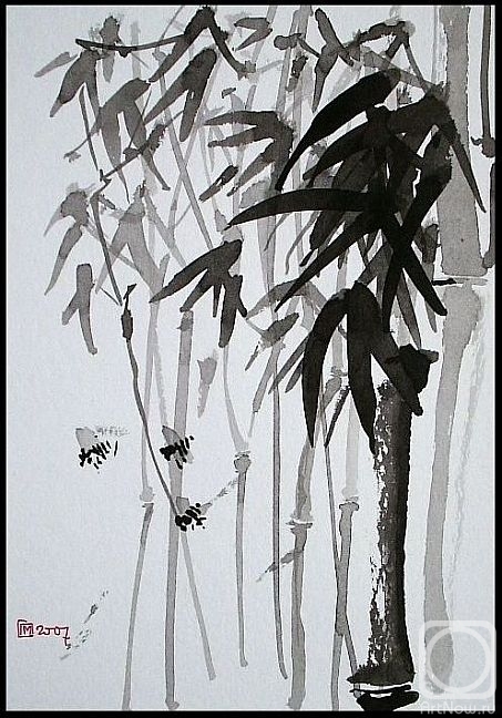 Makeev Sergey. Bamboo and bees. 2007