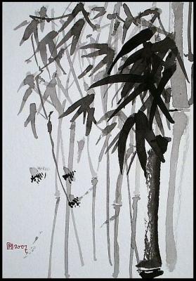 Bamboo and bees. 2007. Makeev Sergey