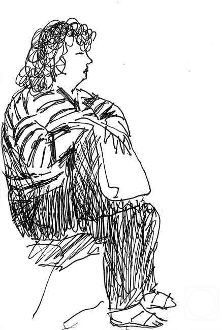 Karaceva Galina. In the subway