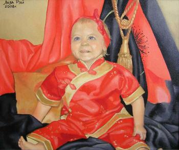 A portrait Erics in the Chinese suit. Ray Liza