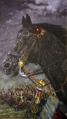 The horse of french dragoon
