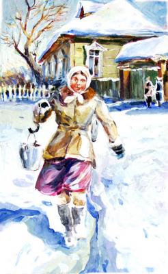 Winter in village - 2