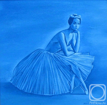 Rakutov Sergey. Blue Ballerina