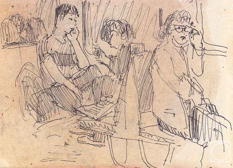 Karaceva Galina. In the train