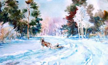 Winter in village � 7