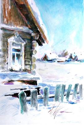 Winter in village � 8