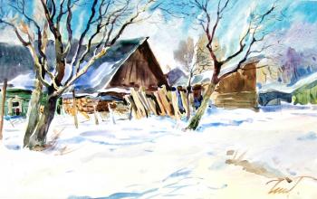 Winter in village � 10