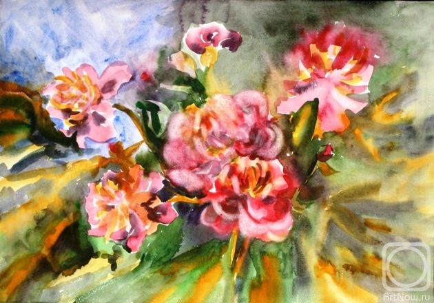 Safronova Nastassiya. The thunderstorm is over, smiling and waving