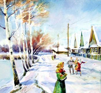 Winter in village - 13