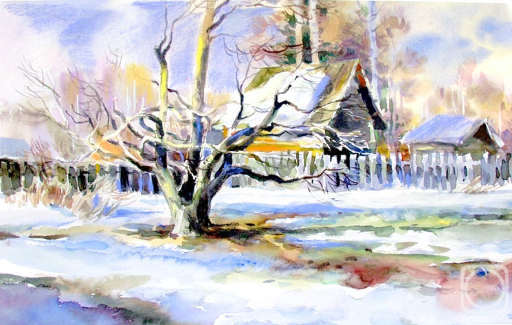 Ранняя весна» картина Врублевского Юрия (бумага, акварель) — купить на  ArtNow.ru