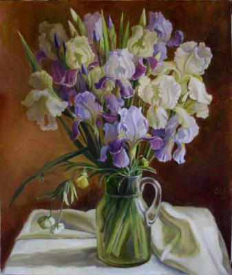Bouquet with irises. Shumakova Elena