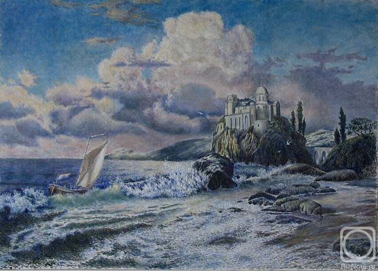 Filiykov Alexander. Castle on the shore