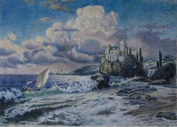 Castle on the shore. Filiykov Alexander