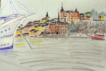 One day in Stockholm. Evening