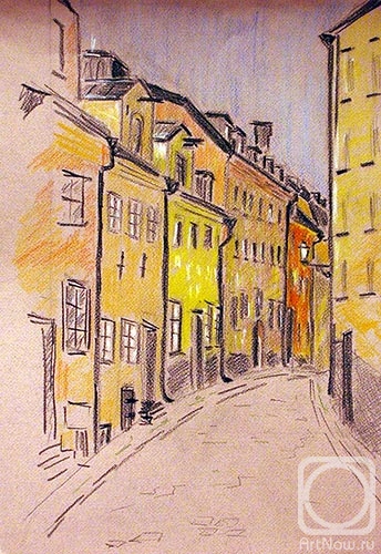 Kataeva Galina. One day in Stockholm. Noon