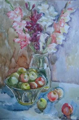 Still life with Siberian apples. Kruppa Natalia