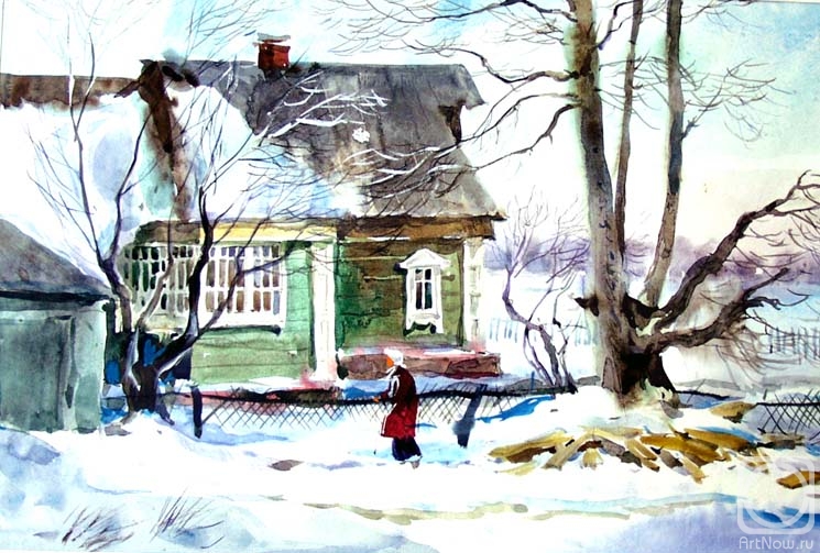 Vrublevski Yuri. Winter in village � 20