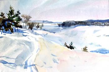 From a cycle �Winter in village� - 28