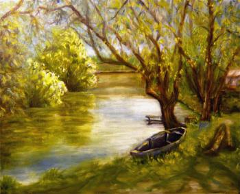 A quiet place. (Yemenka River, Nevel) ( ). Kokoreva Margarita