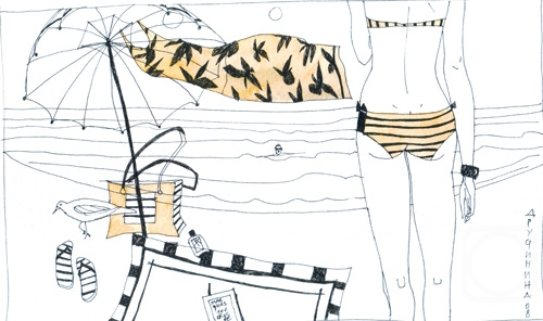 Veranes Tatiana. The beach